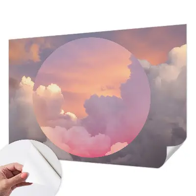 3D fotobehang met een motief van etherische wolken