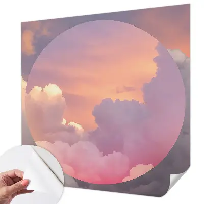 3D fotobehang met een motief van etherische wolken