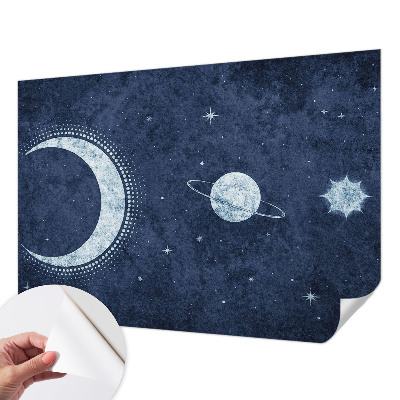 Fotobehang kinderkamer met stermotief