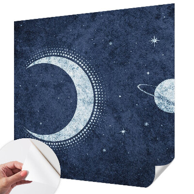 Fotobehang kinderkamer met stermotief