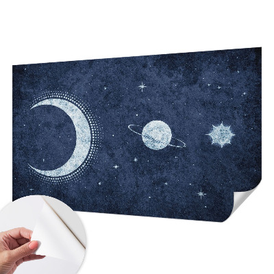 Fotobehang kinderkamer met stermotief
