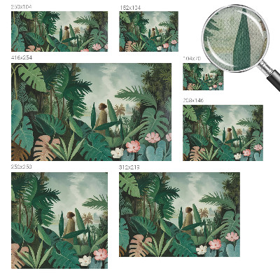 Fotobehang voor de kinderkamer Exotische jungle