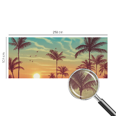 Fotobehang babykamer Tropisch landschap