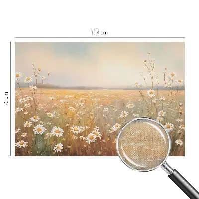 Fotobehang zelfklevend met een bloemenweide als motief