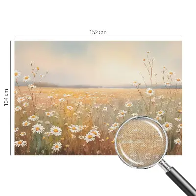 Fotobehang zelfklevend met een bloemenweide als motief