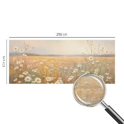 Fotobehang zelfklevend met een bloemenweide als motief