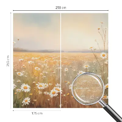 Fotobehang zelfklevend met een bloemenweide als motief