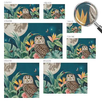 Zelfklevend fotobehang op maat Maansafari