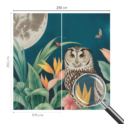 Zelfklevend fotobehang op maat Maansafari