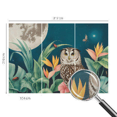 Zelfklevend fotobehang op maat Maansafari