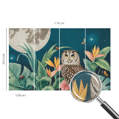 Zelfklevend fotobehang op maat Maansafari