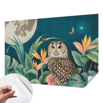 Zelfklevend fotobehang op maat Maansafari