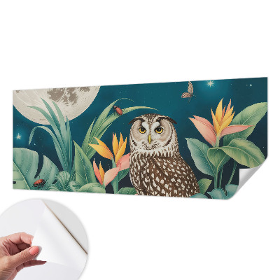 Zelfklevend fotobehang op maat Maansafari