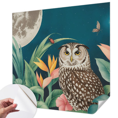 Zelfklevend fotobehang op maat Maansafari