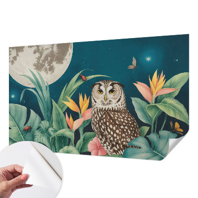 Zelfklevend fotobehang op maat Maansafari