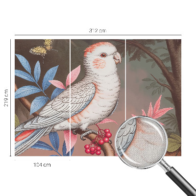 Zelfklevende behangsticker Tropische natuur