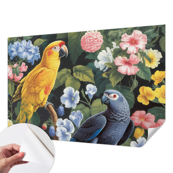 Fotobehang kinderkamer Exotische vogels