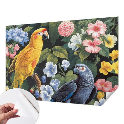 Fotobehang kinderkamer Exotische vogels