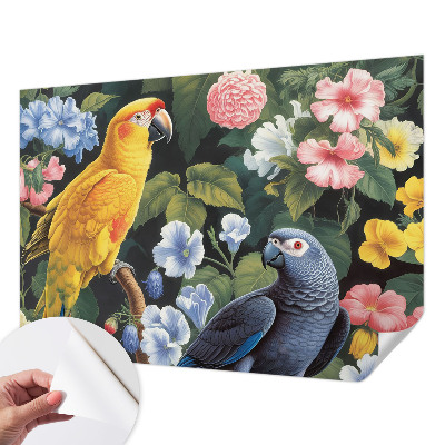 Fotobehang kinderkamer Exotische vogels