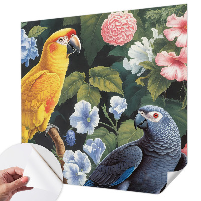 Fotobehang kinderkamer Exotische vogels