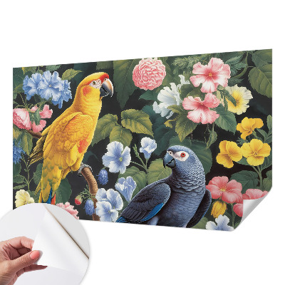 Fotobehang kinderkamer Exotische vogels
