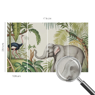 Foto behang voor de kinderkamer Exotische scène