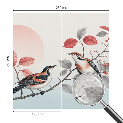 Fotobehang voor kinderkamer Zittende vogels