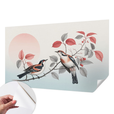 Fotobehang voor kinderkamer Zittende vogels