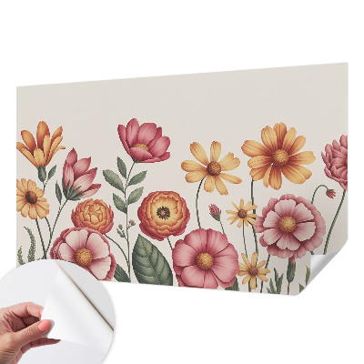 Zelfklevend fotobehang met een bloemarrangement