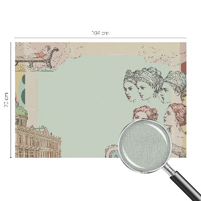Zelfklevend fotobehang op maat Klassieke collage
