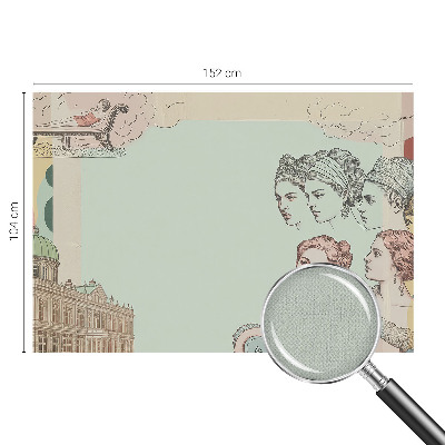 Zelfklevend fotobehang op maat Klassieke collage