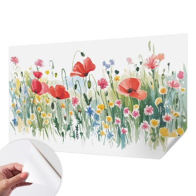 3D fotobehang Zomerweide