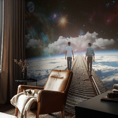 Fotobehang kinderkamer Ruimtereis