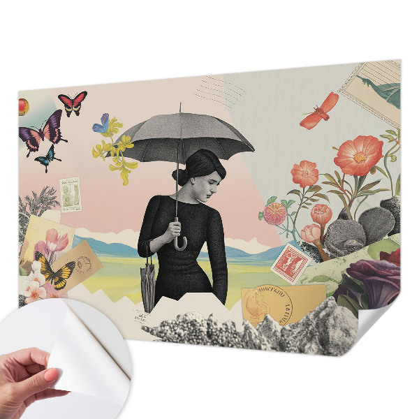 Fotobehang voor kinderkamer Romantische collage