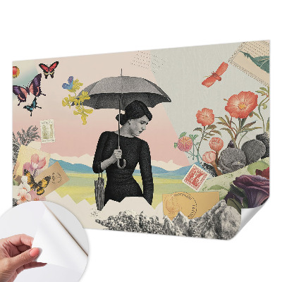 Fotobehang voor kinderkamer Romantische collage