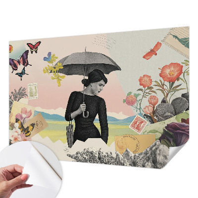 Fotobehang voor kinderkamer Romantische collage