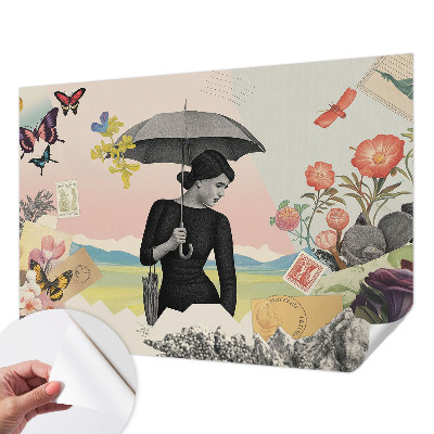 Fotobehang voor kinderkamer Romantische collage