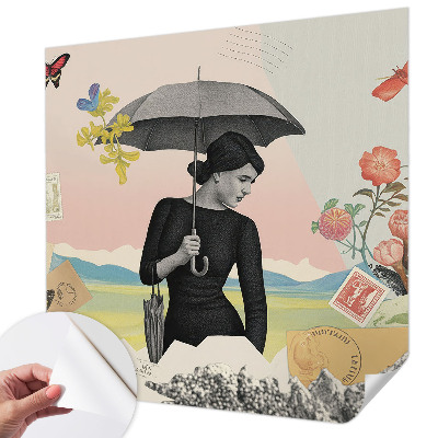 Fotobehang voor kinderkamer Romantische collage
