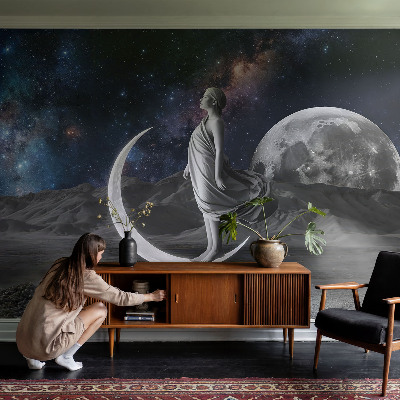 Fotobehang tienerkamer met het motief 'Nachtdromen'