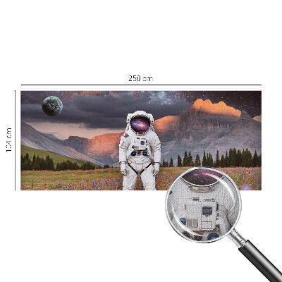 Fotobehang zelfklevend met een kosmisch landschap