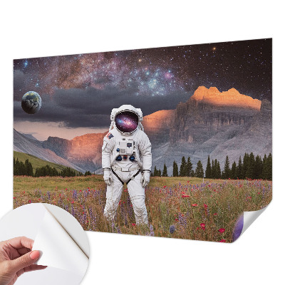 Fotobehang zelfklevend met een kosmisch landschap