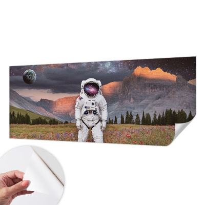Fotobehang zelfklevend met een kosmisch landschap