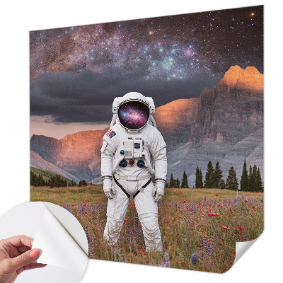 Fotobehang zelfklevend met een kosmisch landschap