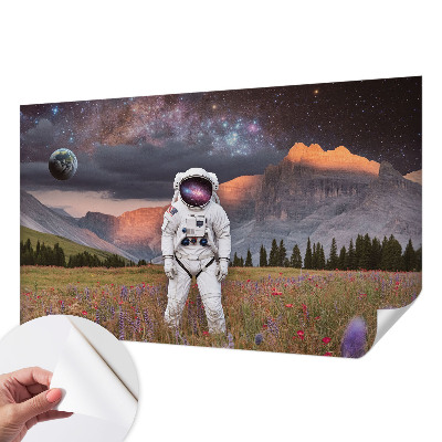 Fotobehang zelfklevend met een kosmisch landschap