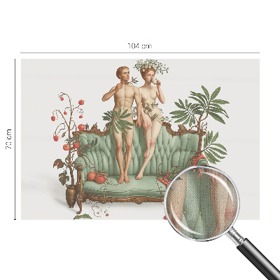 Foto behang voor de keuken Mysterieuze elegantie