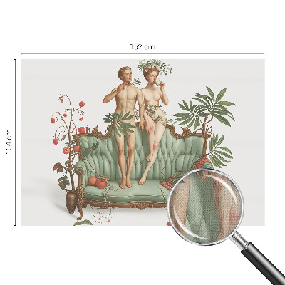 Foto behang voor de keuken Mysterieuze elegantie
