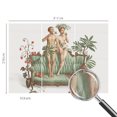 Foto behang voor de keuken Mysterieuze elegantie