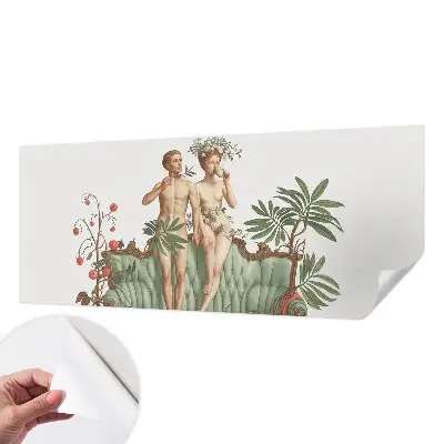 Foto behang voor de keuken met een mysterieuze en elegante print