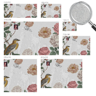 3D fotobehang Vintage bloemen