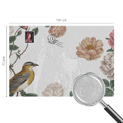 3D fotobehang Vintage bloemen